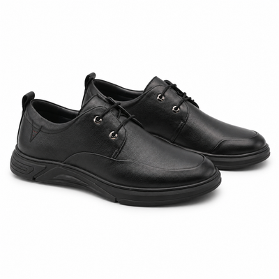 Pantofi Big Eleganti Bărbați Mels 83038T Negru - Piele Naturală