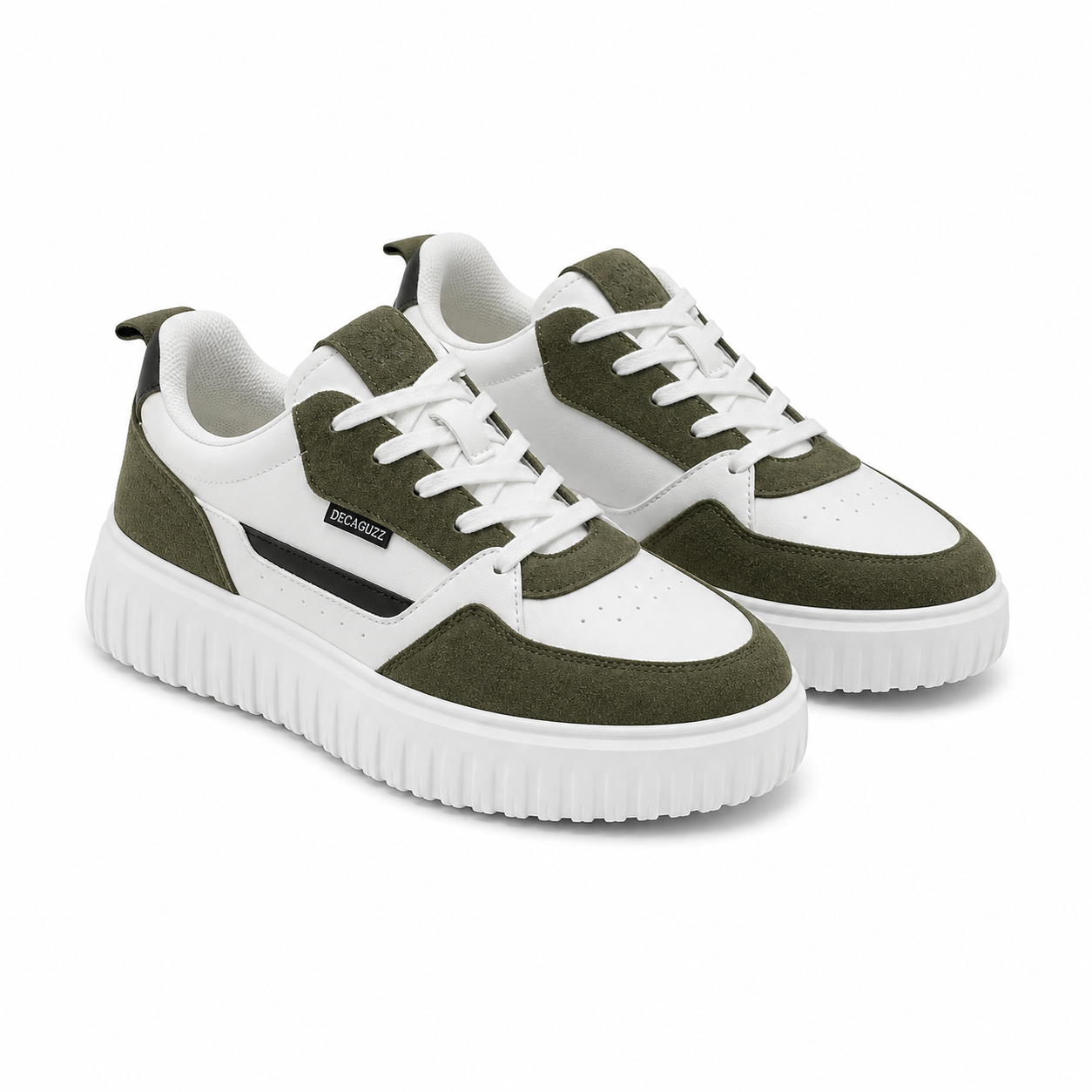 PANTOFI CASUAL BARBATI DECAR Y237 ALBI CU KAKI VELUR