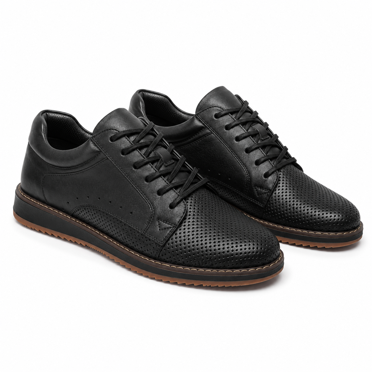 PANTOFI CASUAL BARBATI ELDEMAS F116830-1 NEGRI