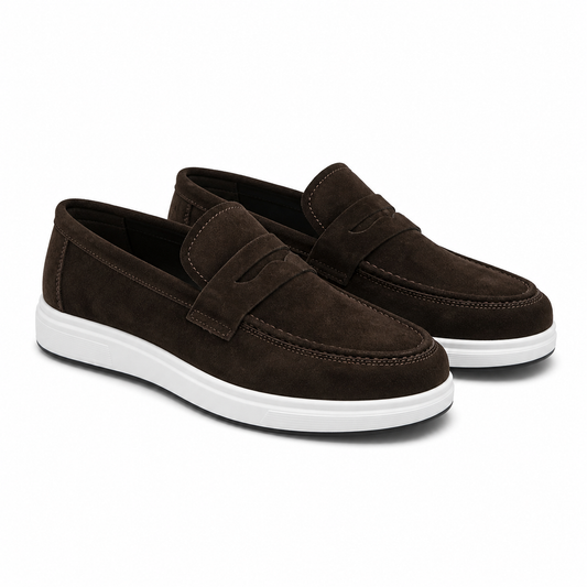 PANTOFI CASUAL BARBATI FRANCO GERARDO 10135F MARO VELUR