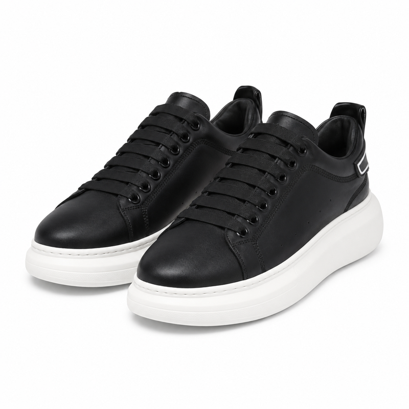 PANTOFI CASUAL BARBATI FRANCO GERARDO 3221 NEGRI + TALPA ALBA