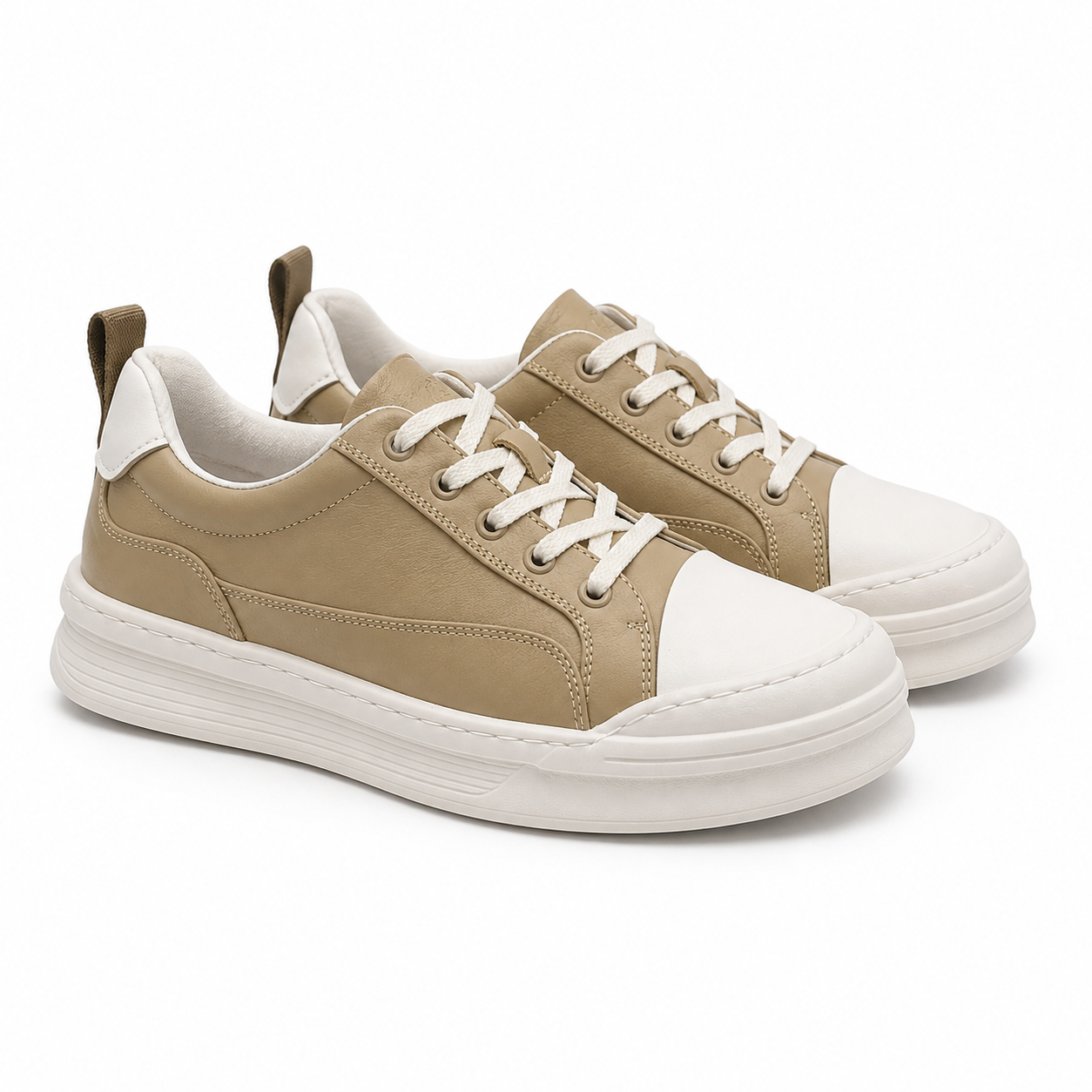 Pantofi Casual Bărbați Franco Gerardo 5310 Apricot - Piele Naturală