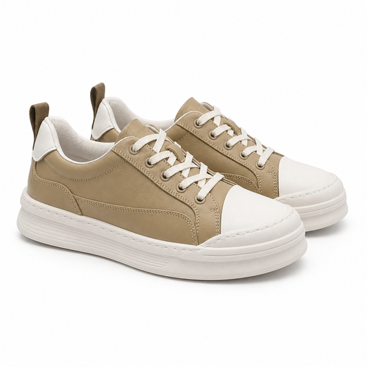 Pantofi Casual Bărbați Franco Gerardo 5310 Apricot - Piele Naturală