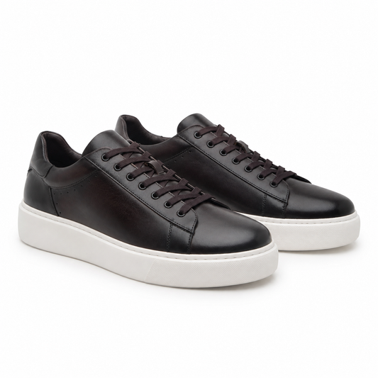 PANTOFI CASUAL BARBATI FRANCO GERARDO A921-1 MARO INCHIS COFFEE