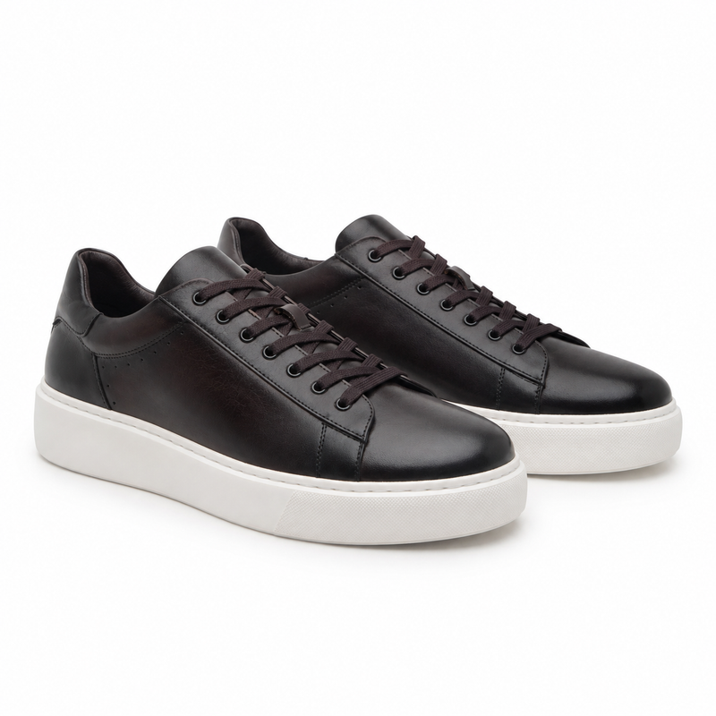 PANTOFI CASUAL BARBATI FRANCO GERARDO A921-1 MARO INCHIS COFFEE