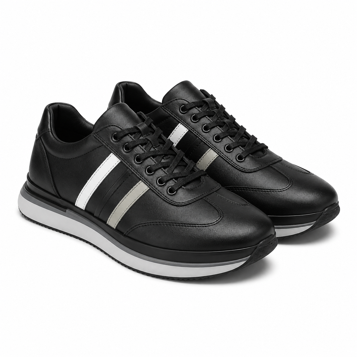 PANTOFI CASUAL BARBATI GORETTI B67-2101 NEGRI