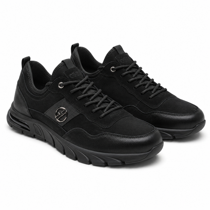 PANTOFI CASUAL BARBATI MELS 5205B NEGRI VELUR