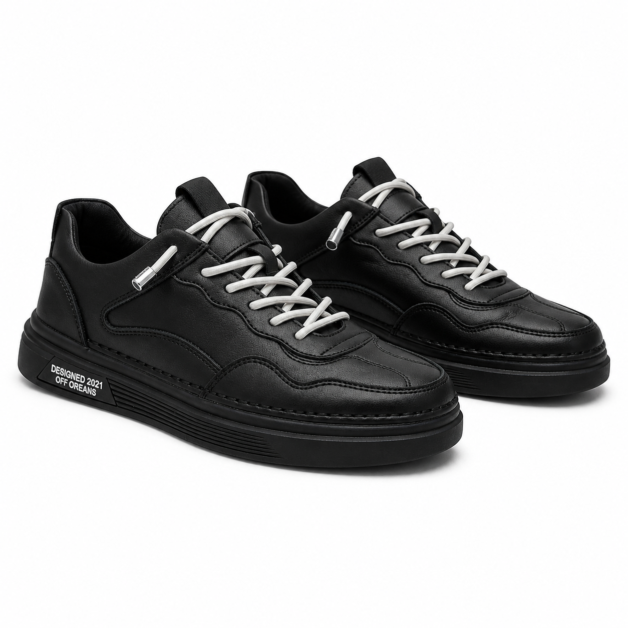 PANTOFI CASUAL BARBATI MELS 6023 NEGRU