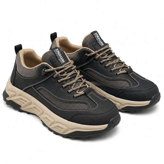 PANTOFI CASUAL BARBATI MELS 8805 NEGRI + BEJ