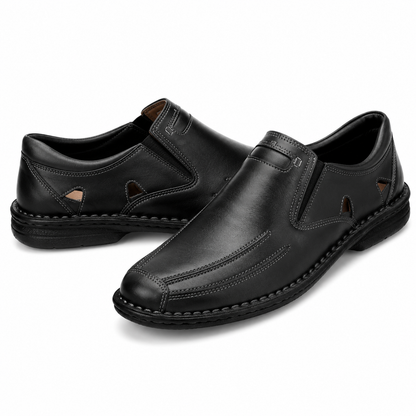PANTOFI CASUAL BARBATI NICOLIS 202316 NEGRI
