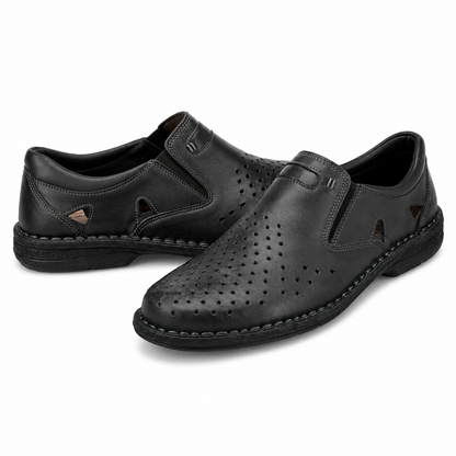 PANTOFI CASUAL BARBATI NICOLIS 203020 NEGRI