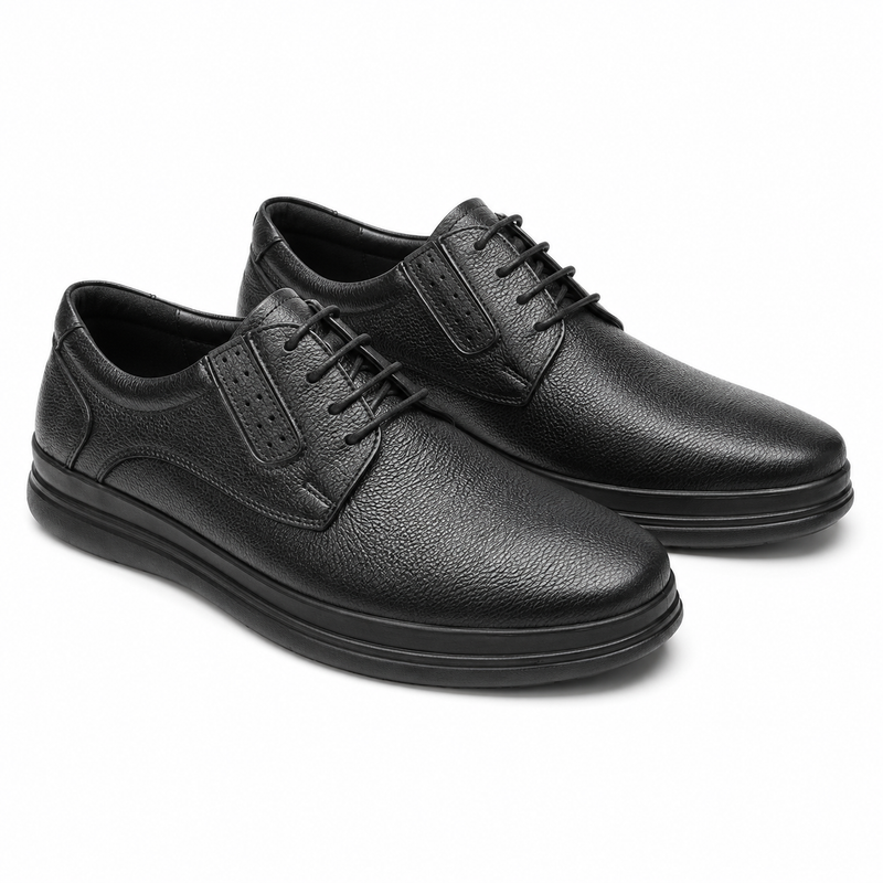 PANTOFI CASUAL BARBATI NICOLIS 204428 NEGRI