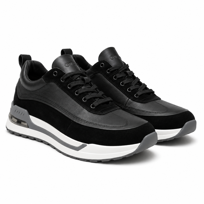 PANTOFI CASUAL BARBATI OTTER 40004 01-Z NEGRI
