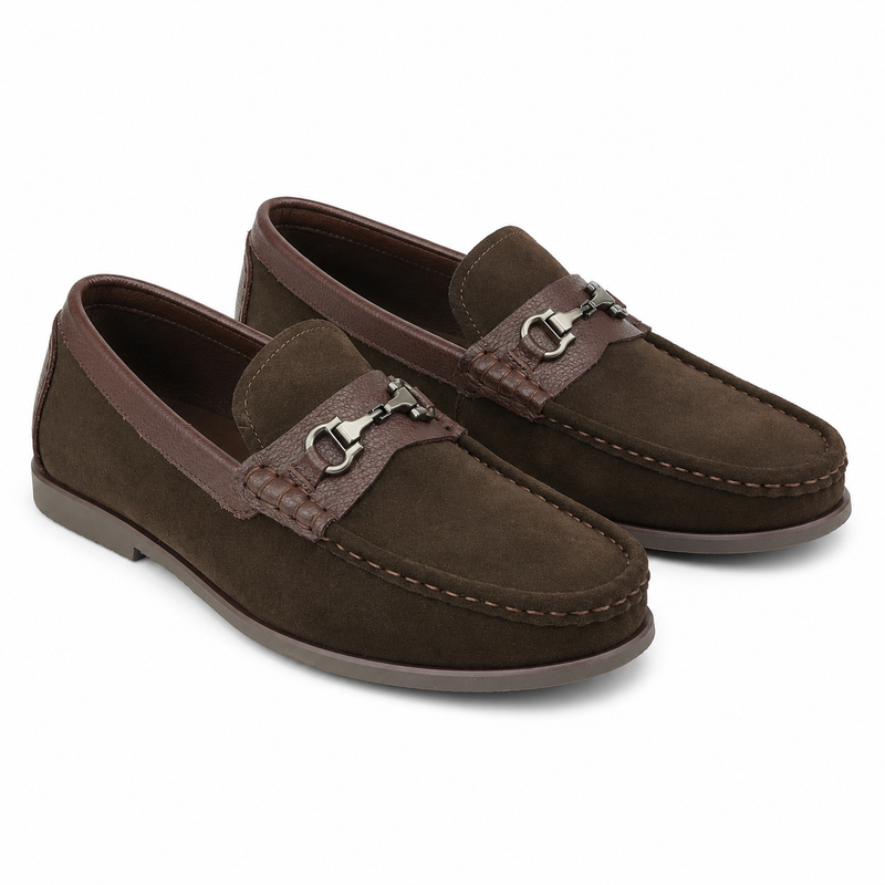PANTOFI CASUAL BARBATI OTTER 640006B 40-2 MARO VELUR