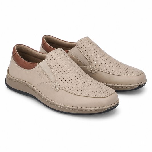 PANTOFI CASUAL BARBATI RIEKER 05293-60 BEJ