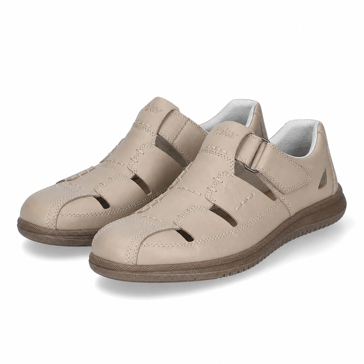 PANTOFI CASUAL BARBATI RIEKER 10453-60 BEJ