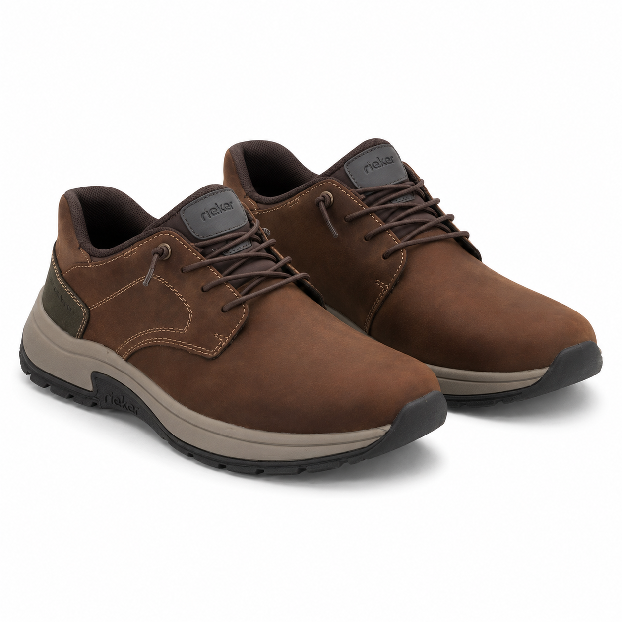PANTOFI CASUAL BARBATI RIEKER 11050-22 MARO NUBUCK
