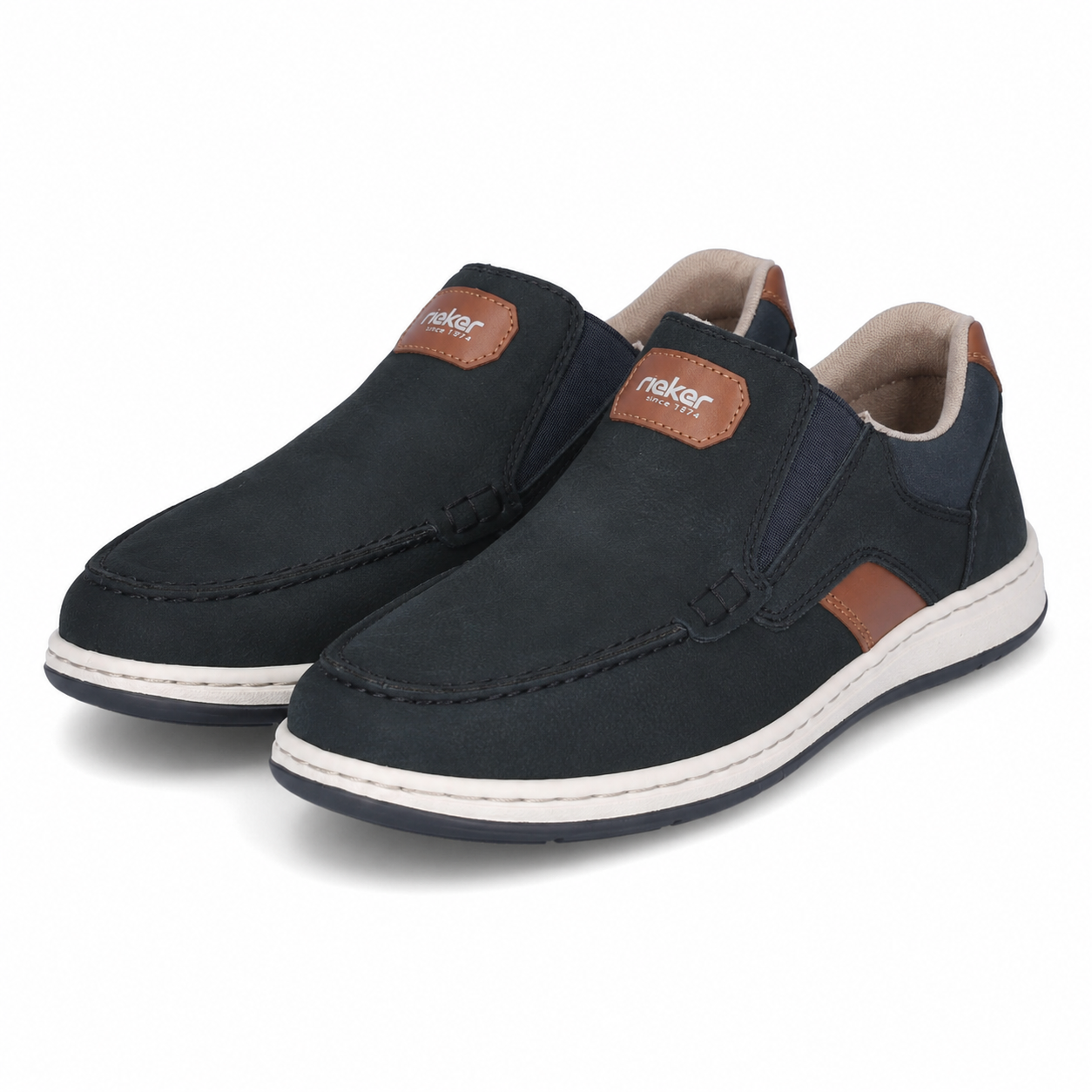 PANTOFI CASUAL BARBATI RIEKER 17368-14 ALBASTRI