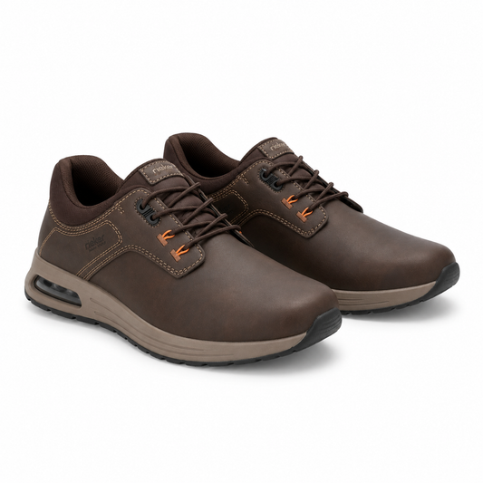 PANTOFI CASUAL BARBATI RIEKER B1051-25 MARO