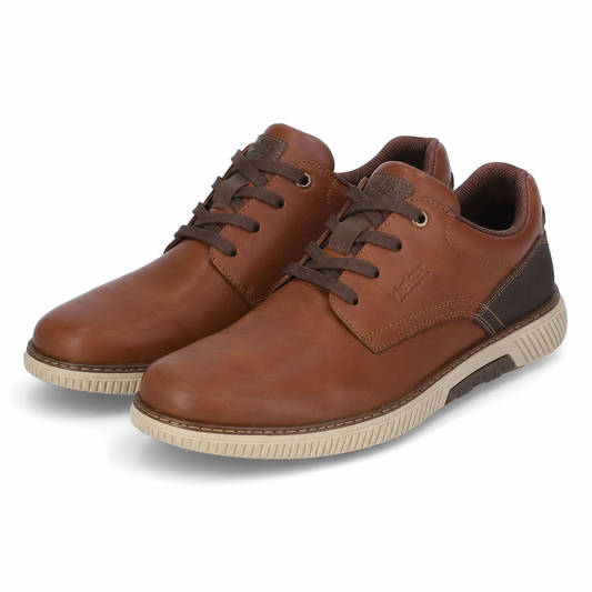 PANTOFI CASUAL BARBATI RIEKER B3313-24 MARO