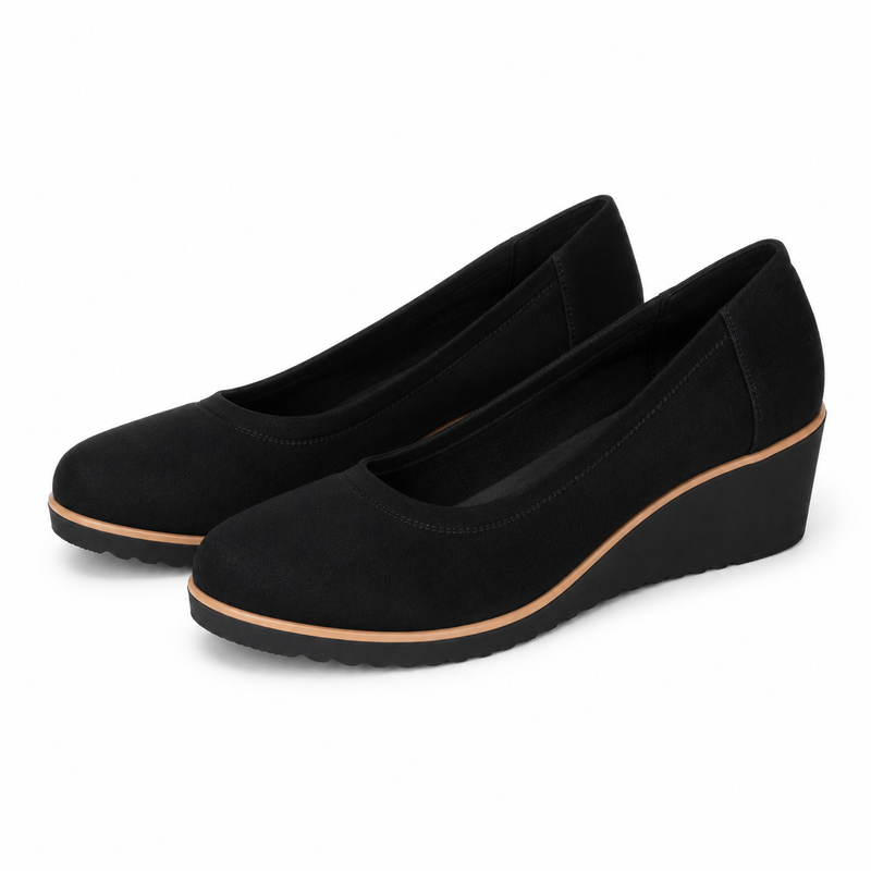 PANTOFI CASUAL DAMA AGA 1435 19 NEGRI VELUR