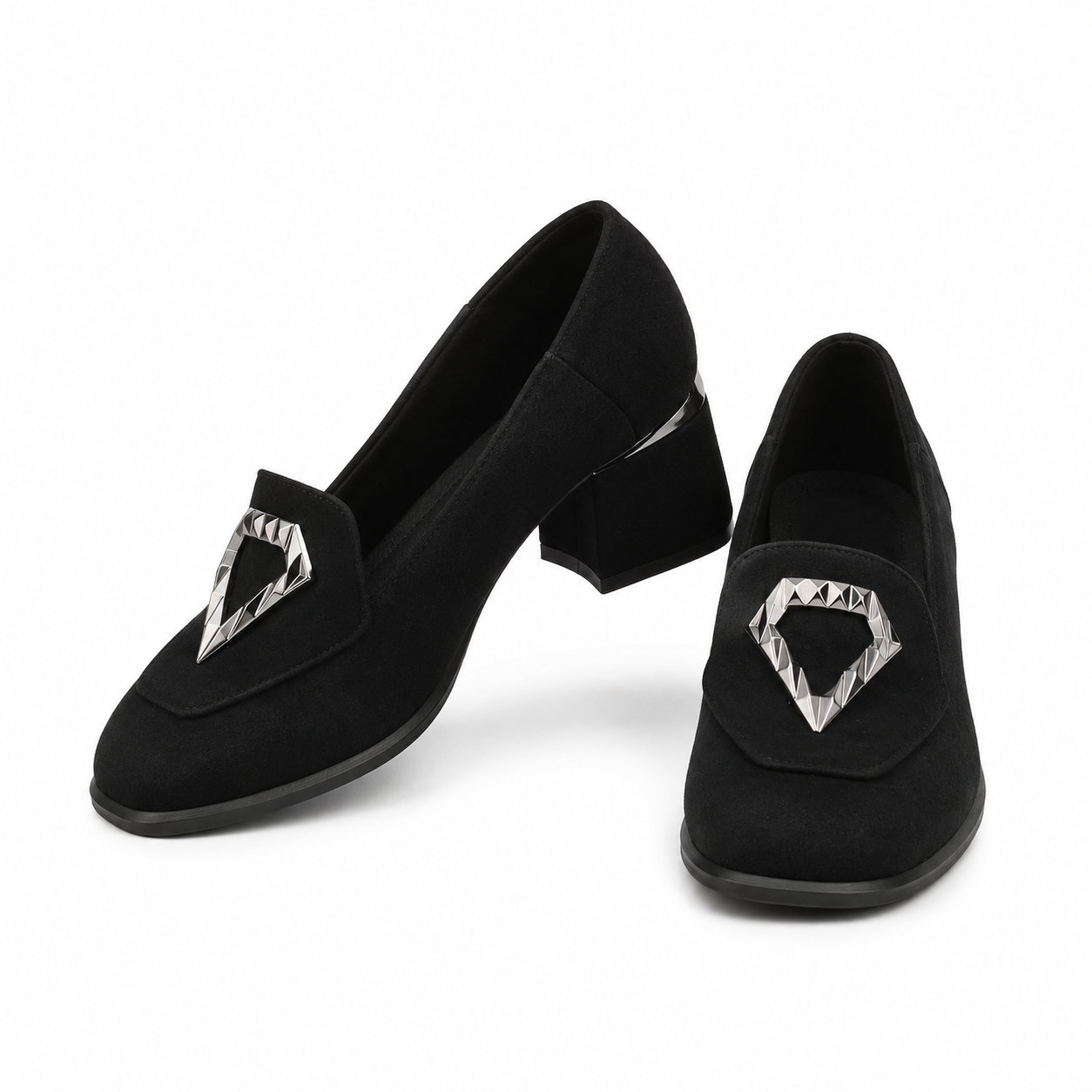 PANTOFI CASUAL DAMA AGA E1649 19 NEGRI VELUR