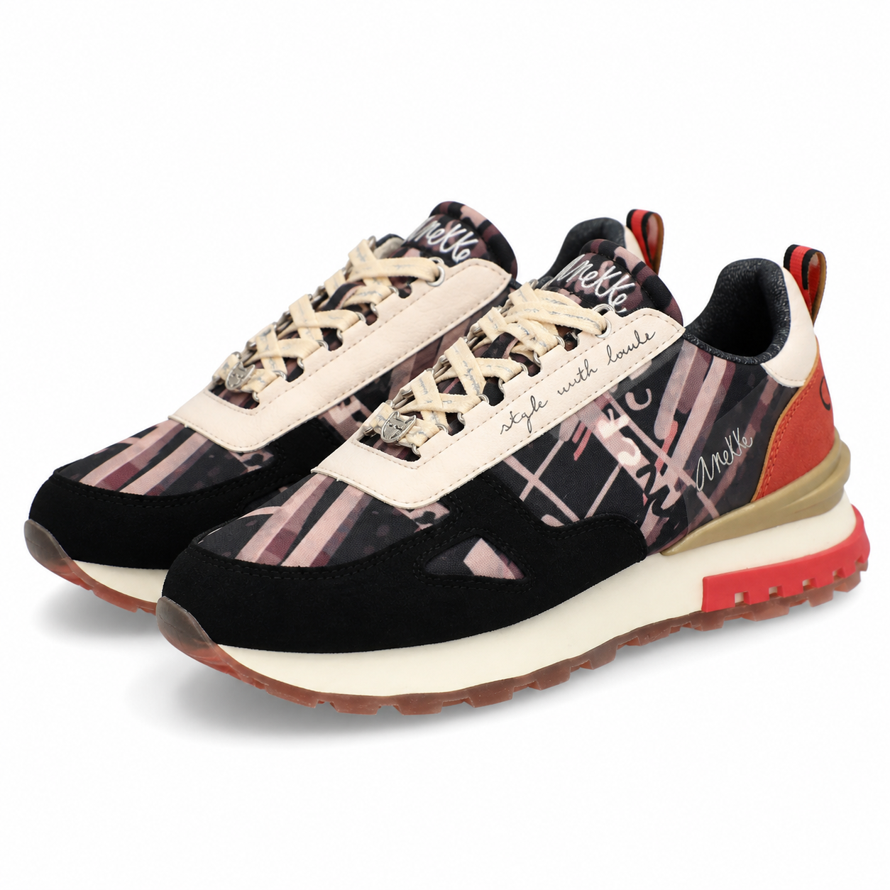 PANTOFI CASUAL DAMA ANEKKE 41390-431 NEGRI + COLOR