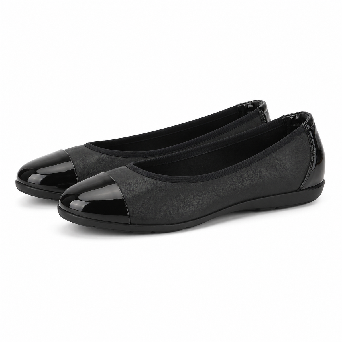 PANTOFI CASUAL DAMA CAPRICE 22152-42 NEGRI CU LAC