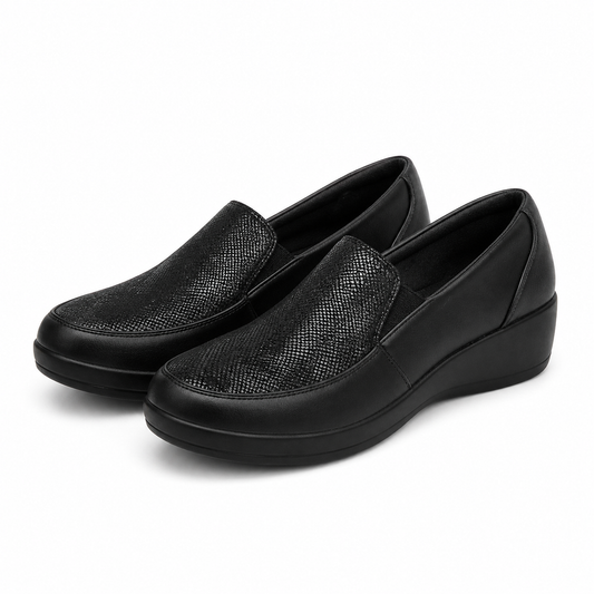 PANTOFI CASUAL DAMA CAPRICE 24352-45 033 NEGRI + REPTIL