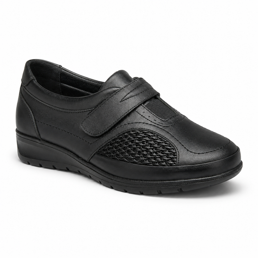 Pantofi Casual Damă Dogati 8574 Negru – Piele Naturală