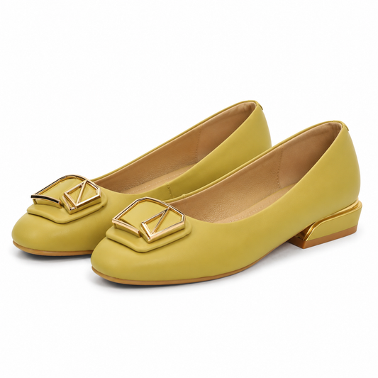 PANTOFI CASUAL DAMA FORMAZIONE 88321 GALBENI