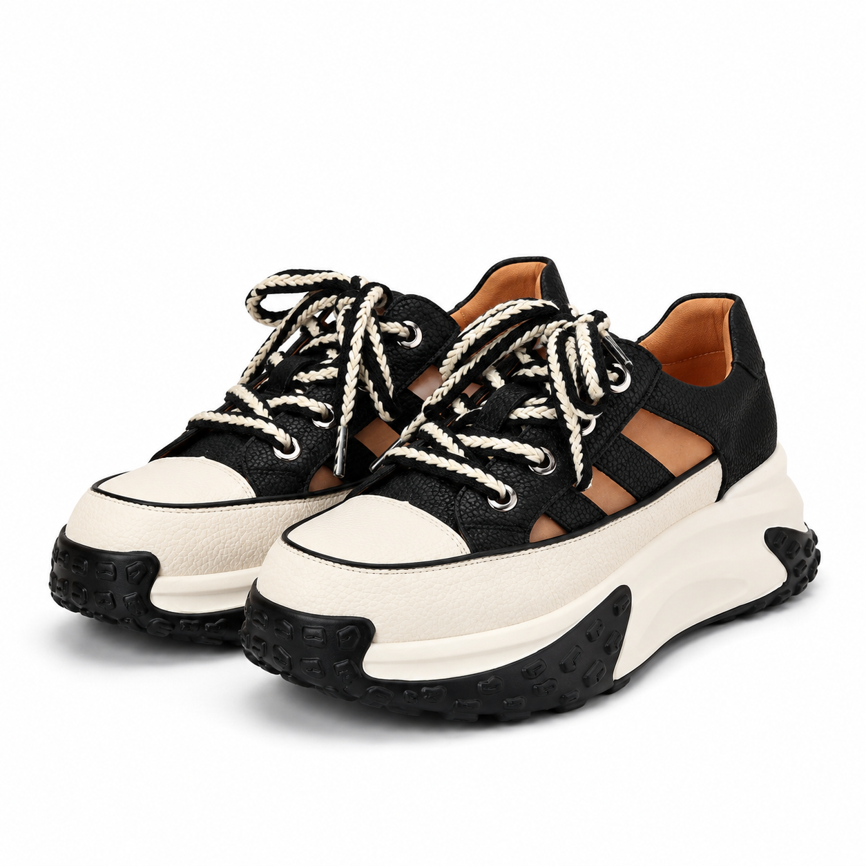 PANTOFI CASUAL DAMA FRANCO GERARDO 9071-1 NEGRI + BEJ