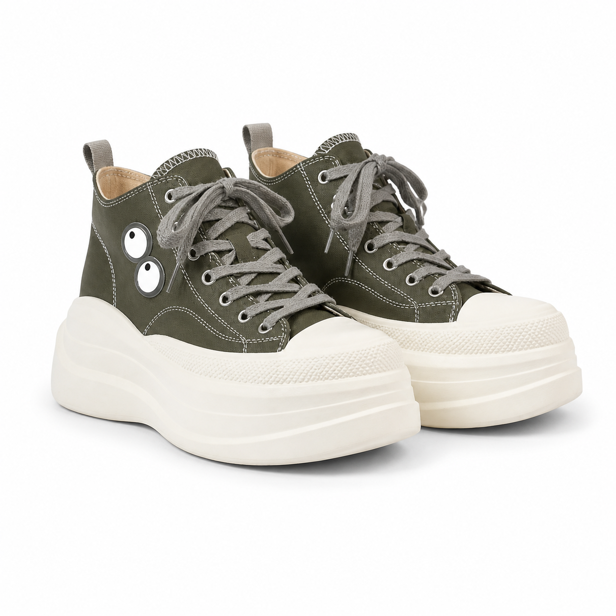 PANTOFI CASUAL DAMA FRANCO GERARDO KM3817 KHAKI