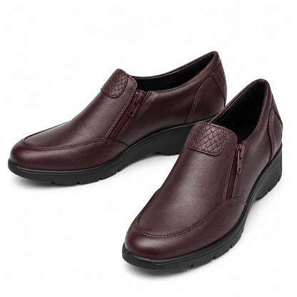 PANTOFI CASUAL DAMA JANA 24663-41 BORDO