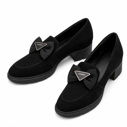 PANTOFI CASUAL DAMA KARISMA 50002B 01-I NEGRI VELUR