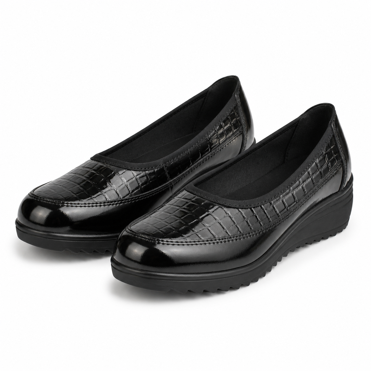 PANTOFI CASUAL DAMA KARISMA 60006A 01-O NEGRI LAC