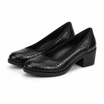 PANTOFI CASUAL DAMA KARISMA 60011A 01-O NEGRI CROCO
