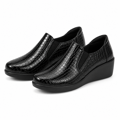 PANTOFI CASUAL DAMA KARISMA 60017B 01-O NEGRI CROCO
