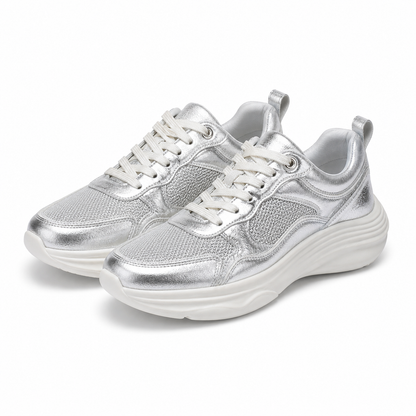 PANTOFI CASUAL DAMA MISSCAT WSC250532-11 ARGINTII