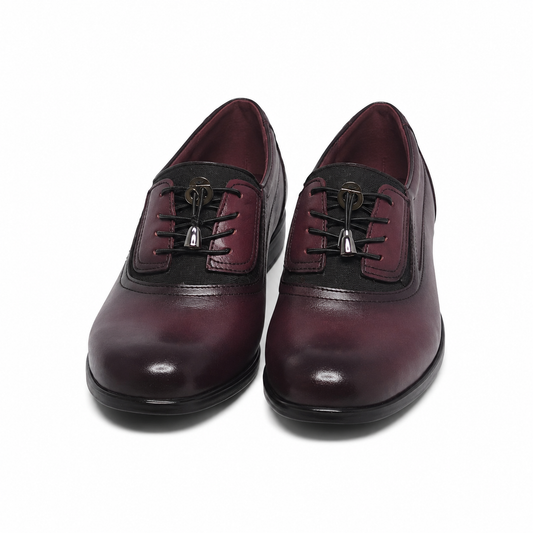 PANTOFI CASUAL DAMA NICOLIS 124494 BORDO
