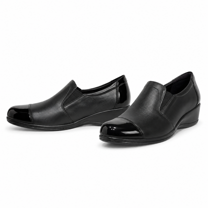 PANTOFI CASUAL DAMA NICOLIS 13953 NEGRI + LAC