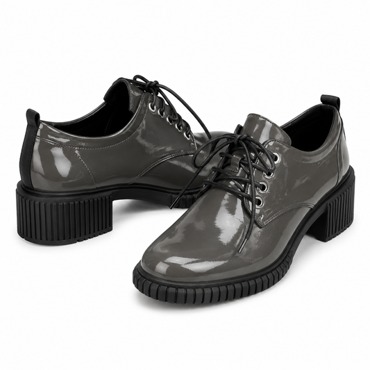 PANTOFI CASUAL DAMA PASS 216001B B2-L GRI LAC