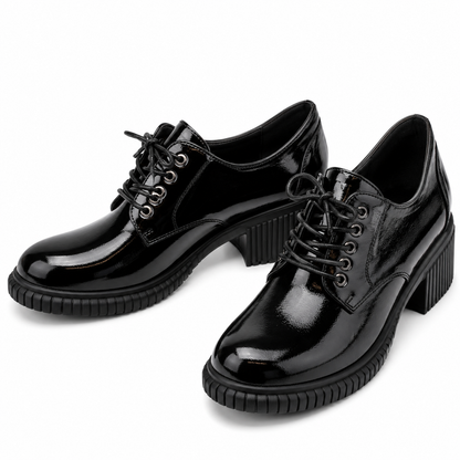 PANTOFI CASUAL DAMA PASS 21601 01-L NEGRI LAC