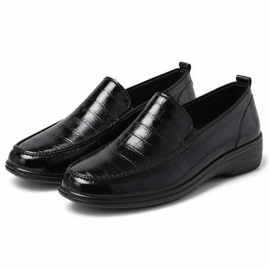 PANTOFI CASUAL DAMA PASS 400017 01-O NEGRI CROCO