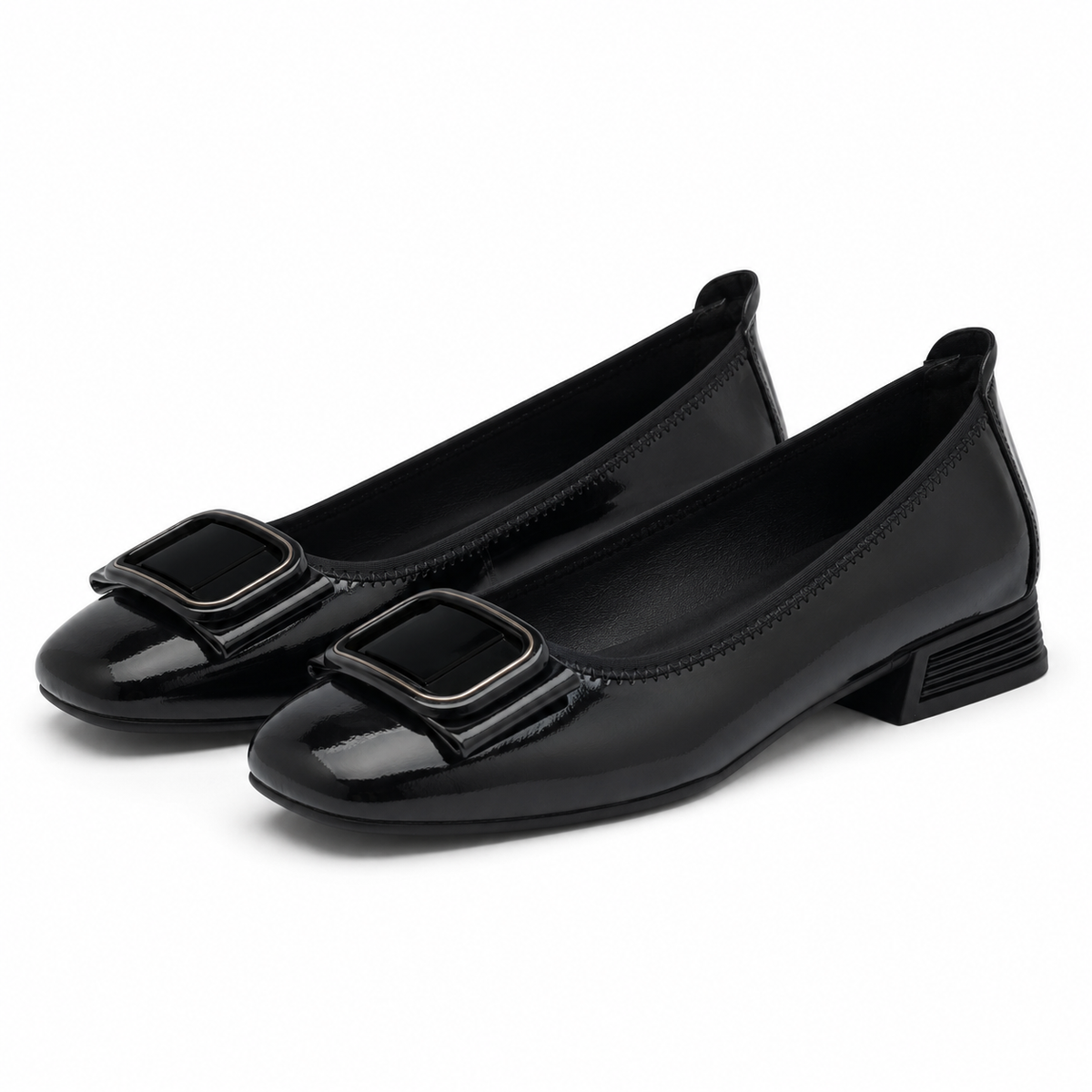 PANTOFI CASUAL DAMA PASS 40017B 01-L NEGRI LAC