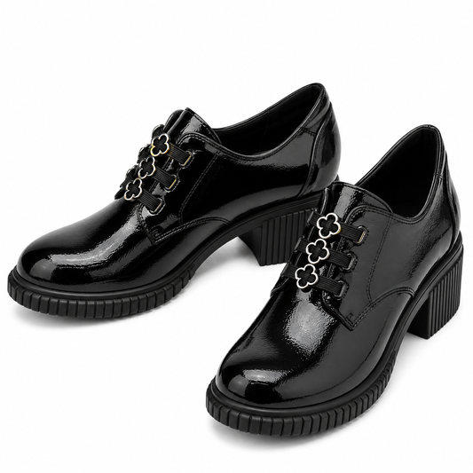 PANTOFI CASUAL DAMA PASS 50039A 01-L NEGRI LAC