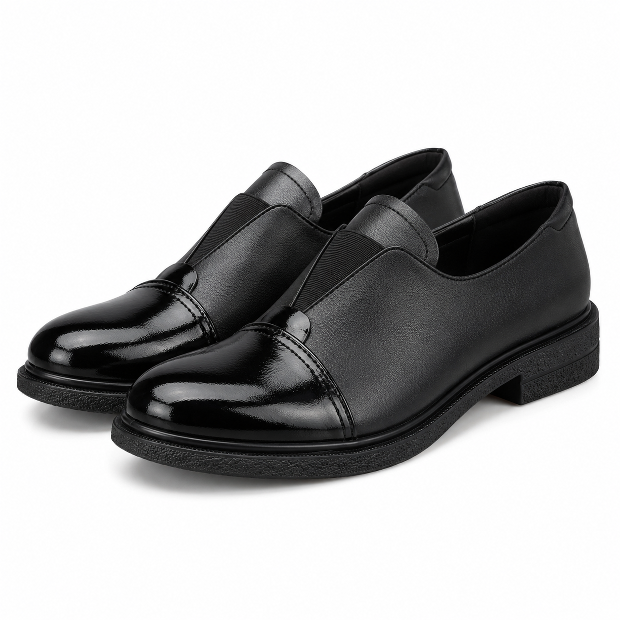 PANTOFI CASUAL DAMA PASS 540004 01-N NEGRI + LAC