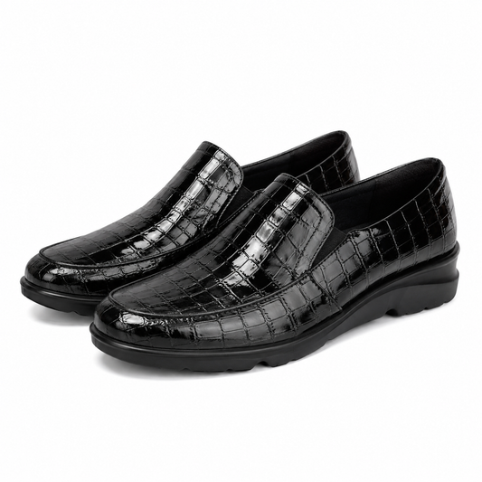 PANTOFI CASUAL DAMA PITILLOS 10003 NEGRI CROCO