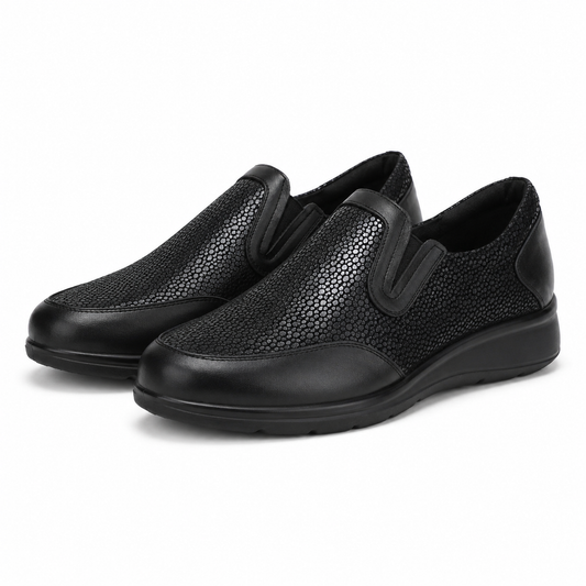 PANTOFI CASUAL DAMA PITILLOS 10011 NEGRI