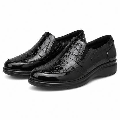 PANTOFI CASUAL DAMA PITILLOS 10024 NEGRI CROCO